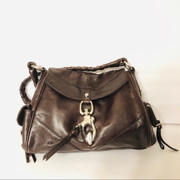 👛 FRANCESCO BIASIA 👛 brown leather bag - Picture 1 of 14